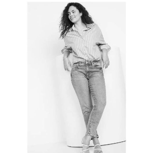 Old Navy High Rise Curvy OG Straight Secret Smooth Pockets Stretch Jeans 28 - Picture 6 of 7